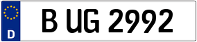 Truck License Plate